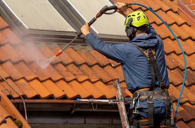 Démoussage et hydrofuge de toiture à Berméricourt